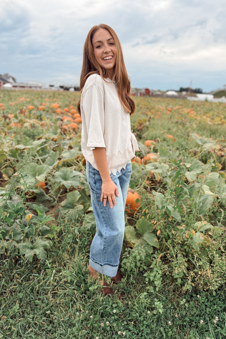Autumn Lace Top