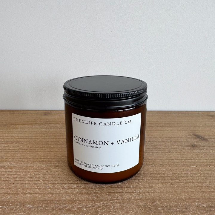 Cinnamon + Vanilla Candle