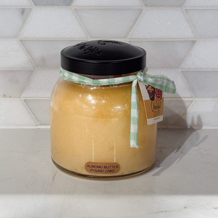 Almond Butter Pound Cake Jar Candle