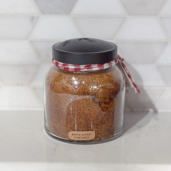 Maple Syrup Pancakes Jar Candle