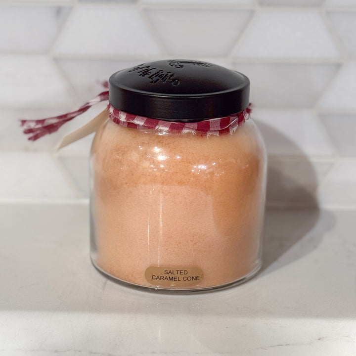 Salted Caramel Cone Jar Candle