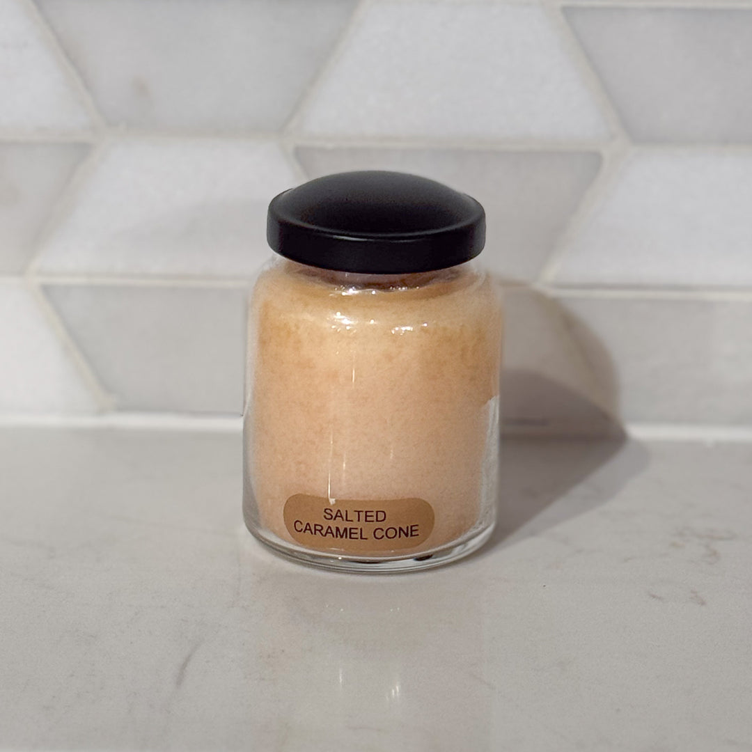 Salted Caramel Cone Jar Candle