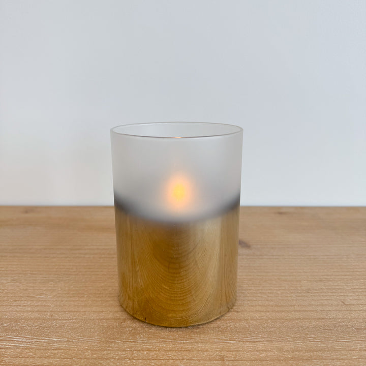 Metallic Frosted Radiance Candle