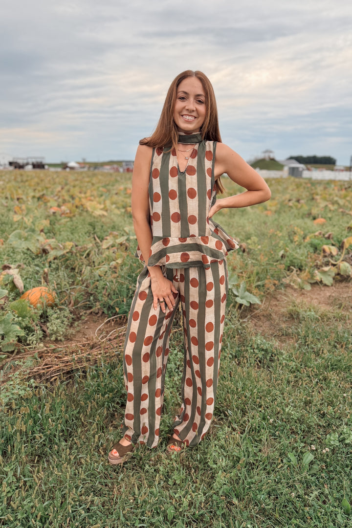 Olive & Rust Pants