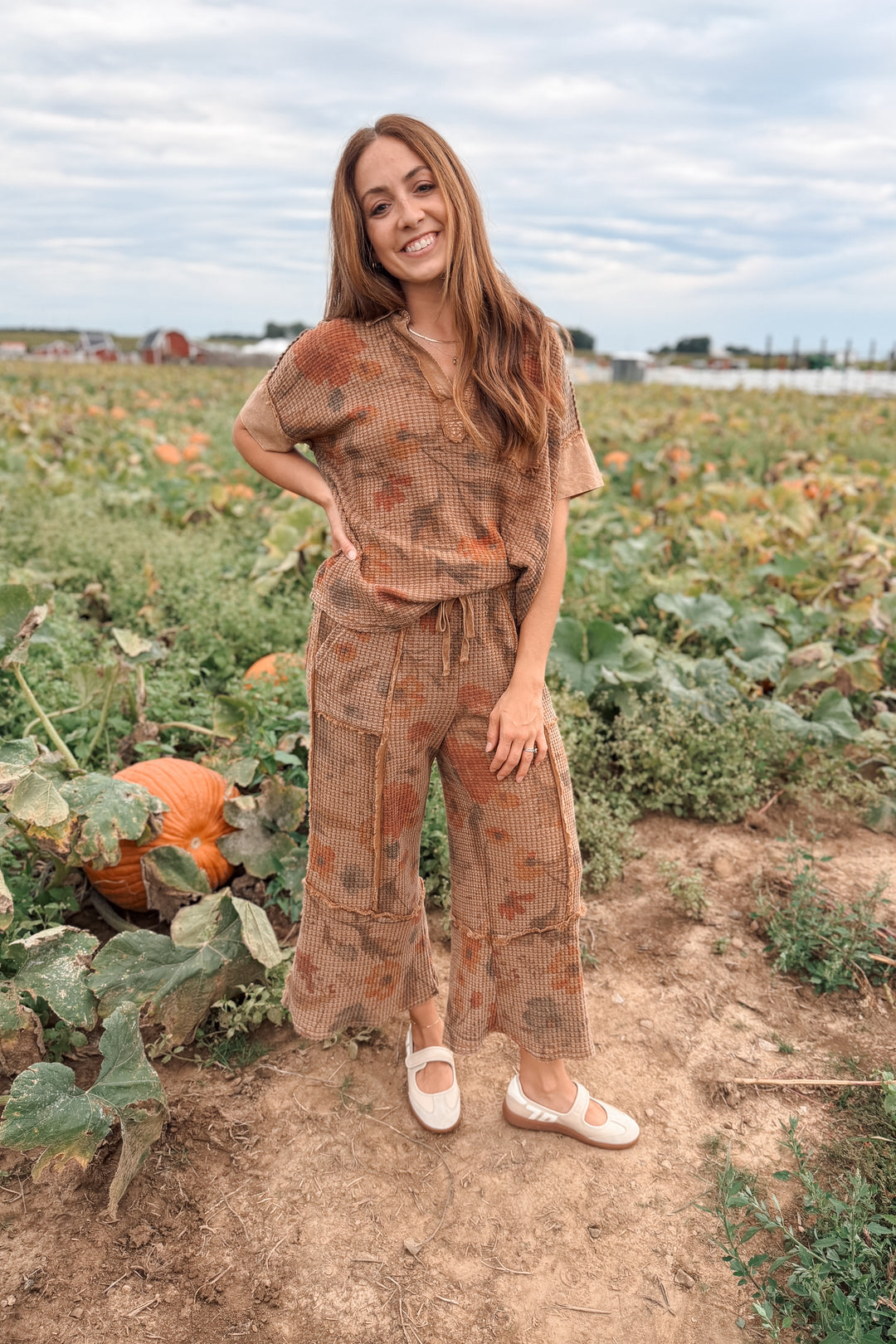 Golden Field Knit Top