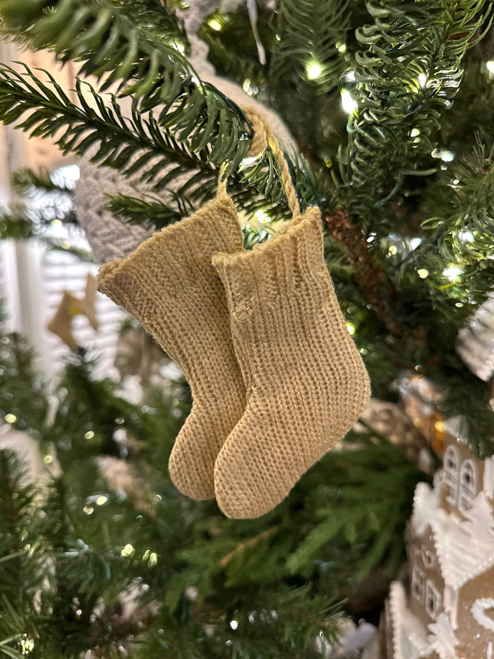 Mini Double Stocking Ornament