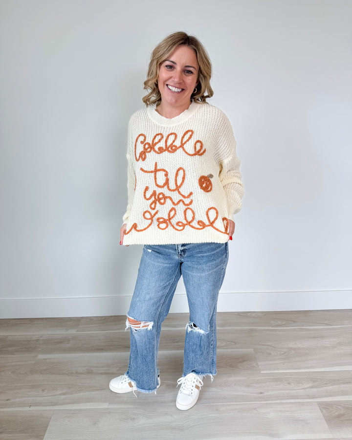 Gobble Til You Wobble Sweater