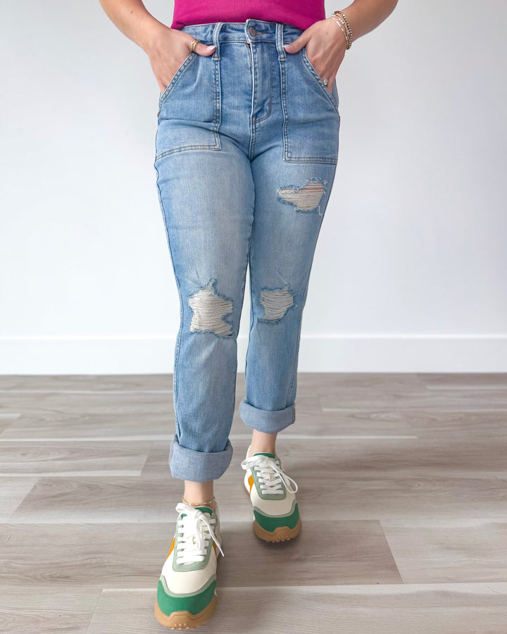 Judy Blue Making Waves Denim Curvy