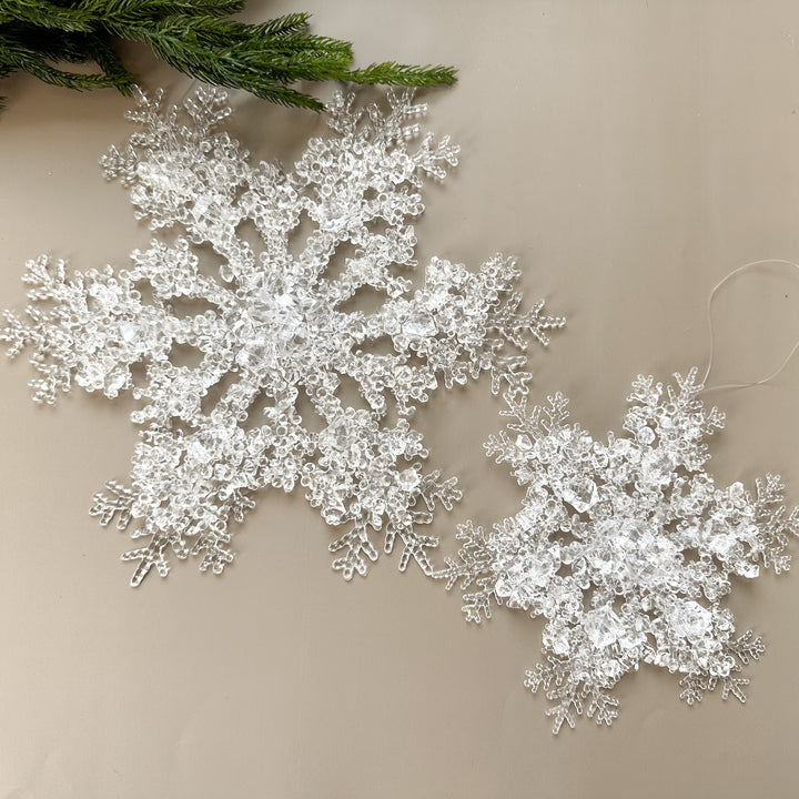 Beaded Snowflake Ornament