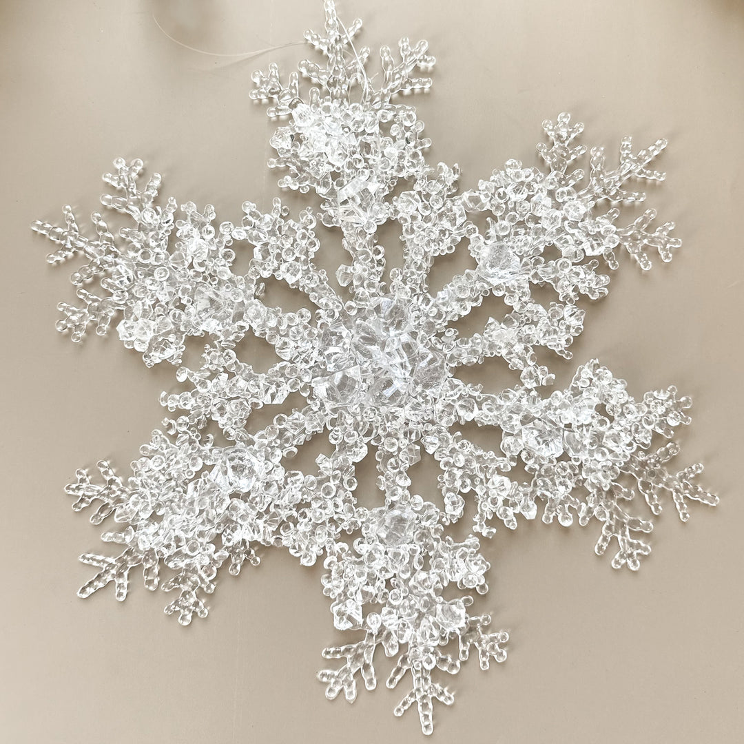 Beaded Snowflake Ornament