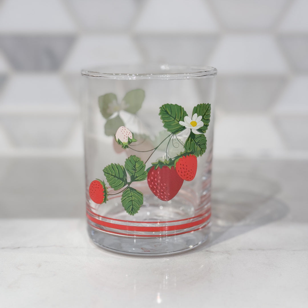 Strawberry Vine Juice Glass