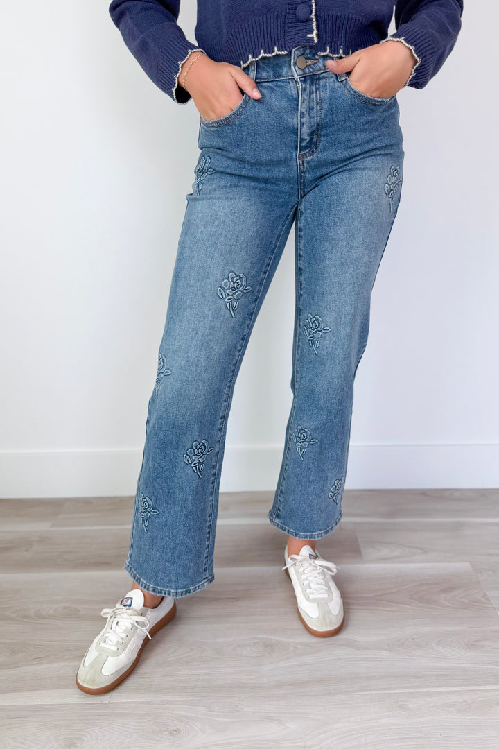 Sophia Flower Denim