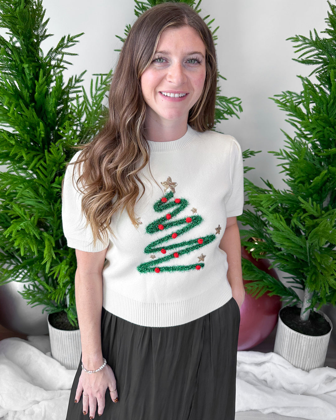 Christmas Tree Trim Sweater