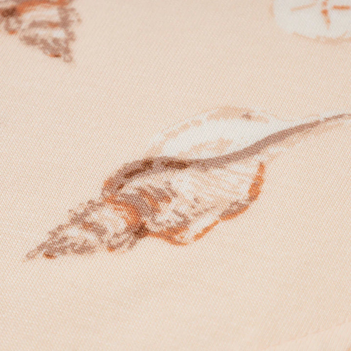 Seashells Bamboo Kerchief Bib