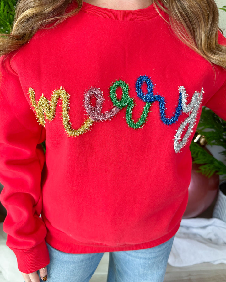 Merry Tinsel Sweatshirt