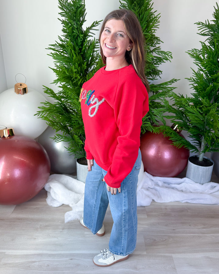 Merry Tinsel Sweatshirt