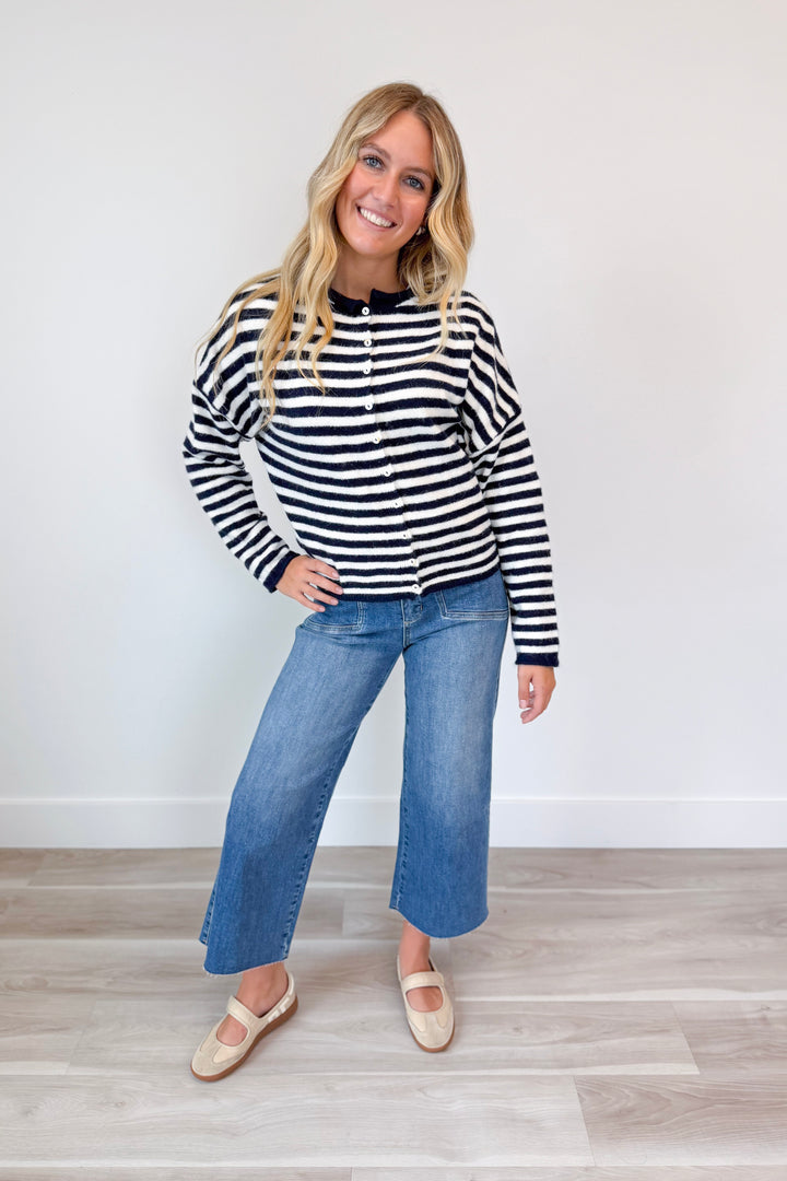 The Striped Piper Cardigan