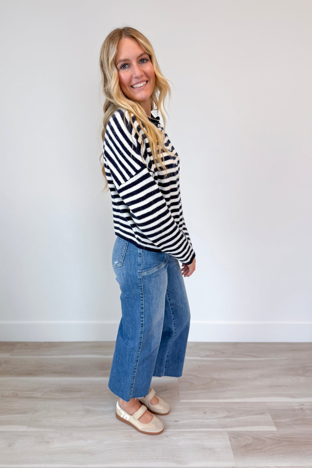 The Striped Piper Cardigan