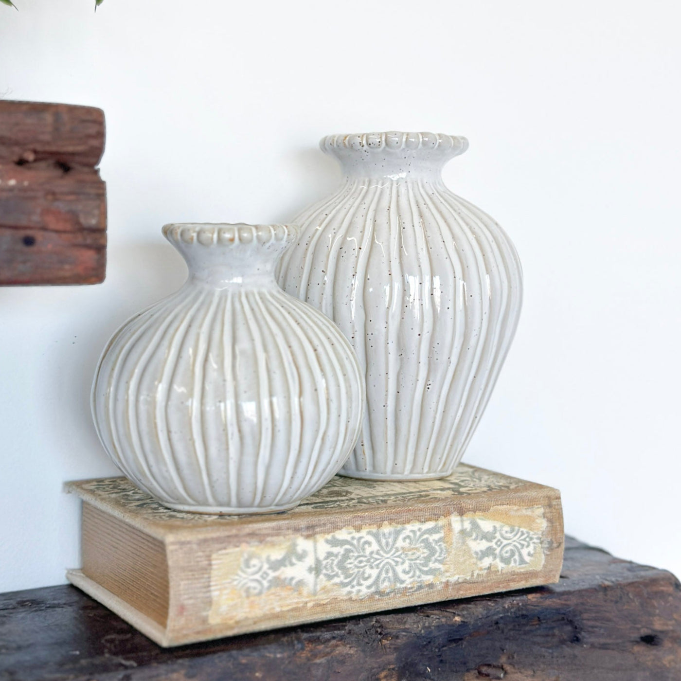 Lotus Pod Porcelain Vase