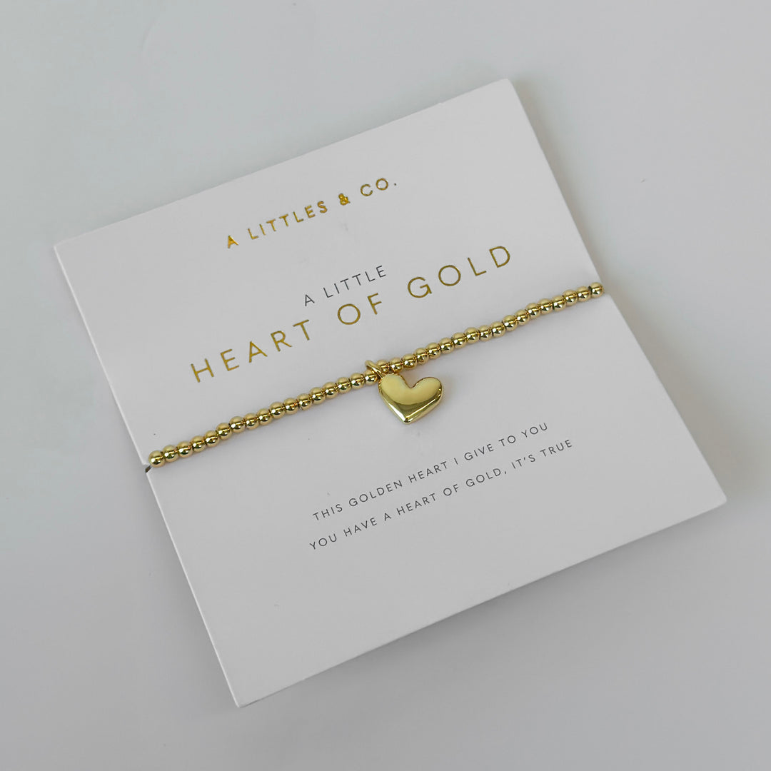 A Little Heart Of Gold Bracelet