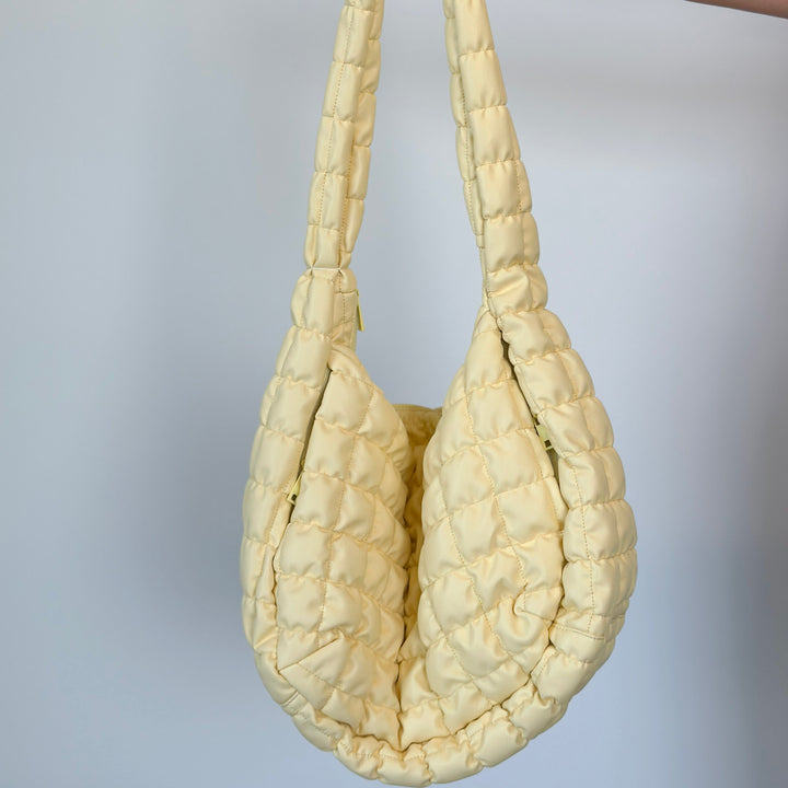 Faux Leather Quilted Bag