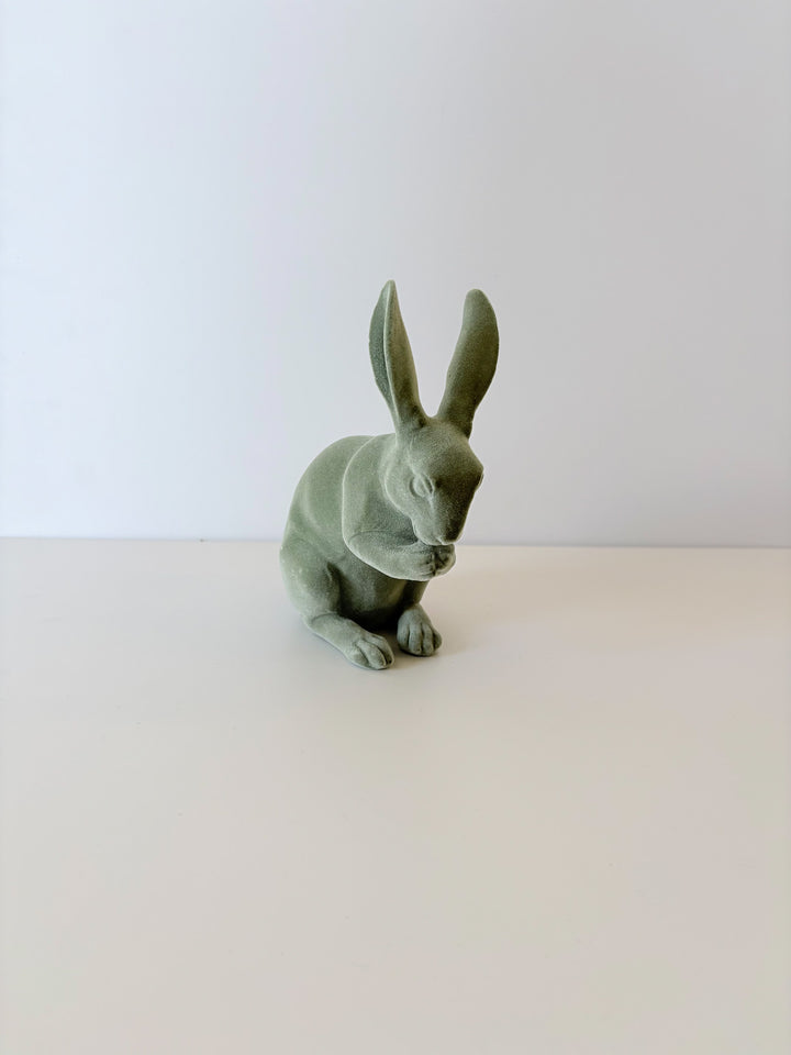 Green Velvet Bunny