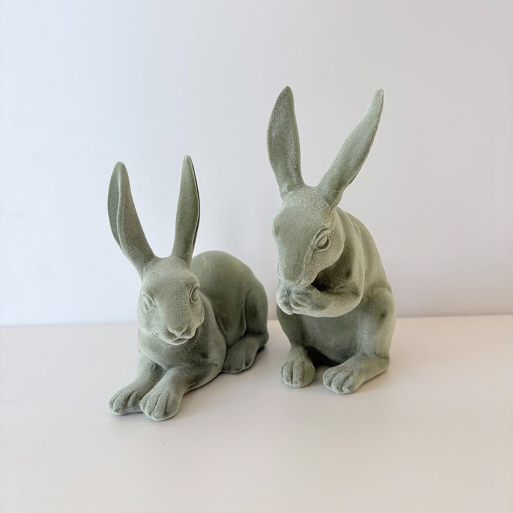 Green Velvet Bunny