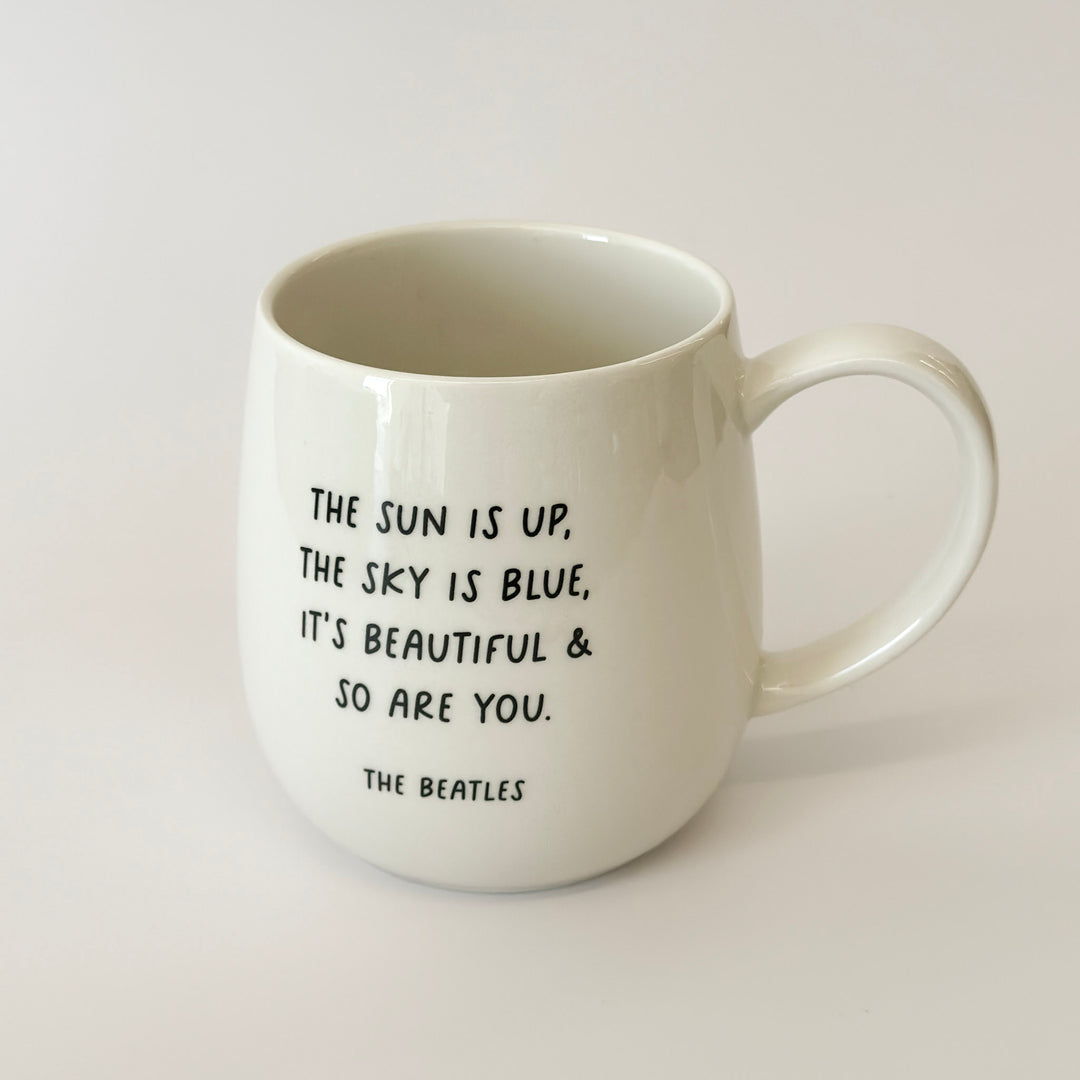 The Beatles Quote Stoneware Mug