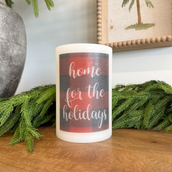 Home For The Holidays Candle Sleeve