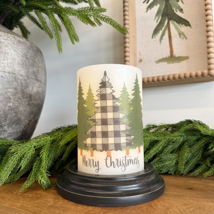 Merry Christmas Candle Sleeve