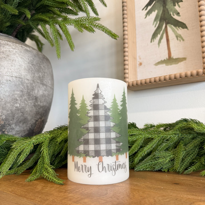 Merry Christmas Candle Sleeve