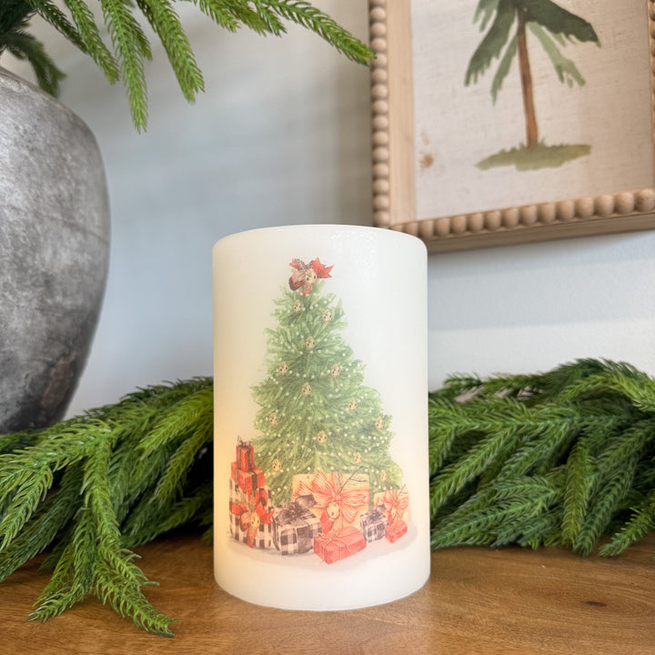 Holiday Tree Candle Sleeve