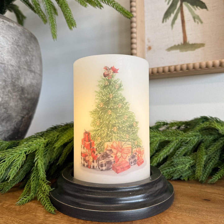 Holiday Tree Candle Sleeve