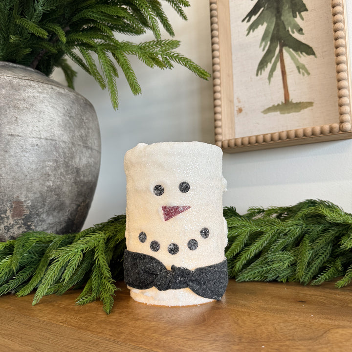 Snowman Candle Sleeve