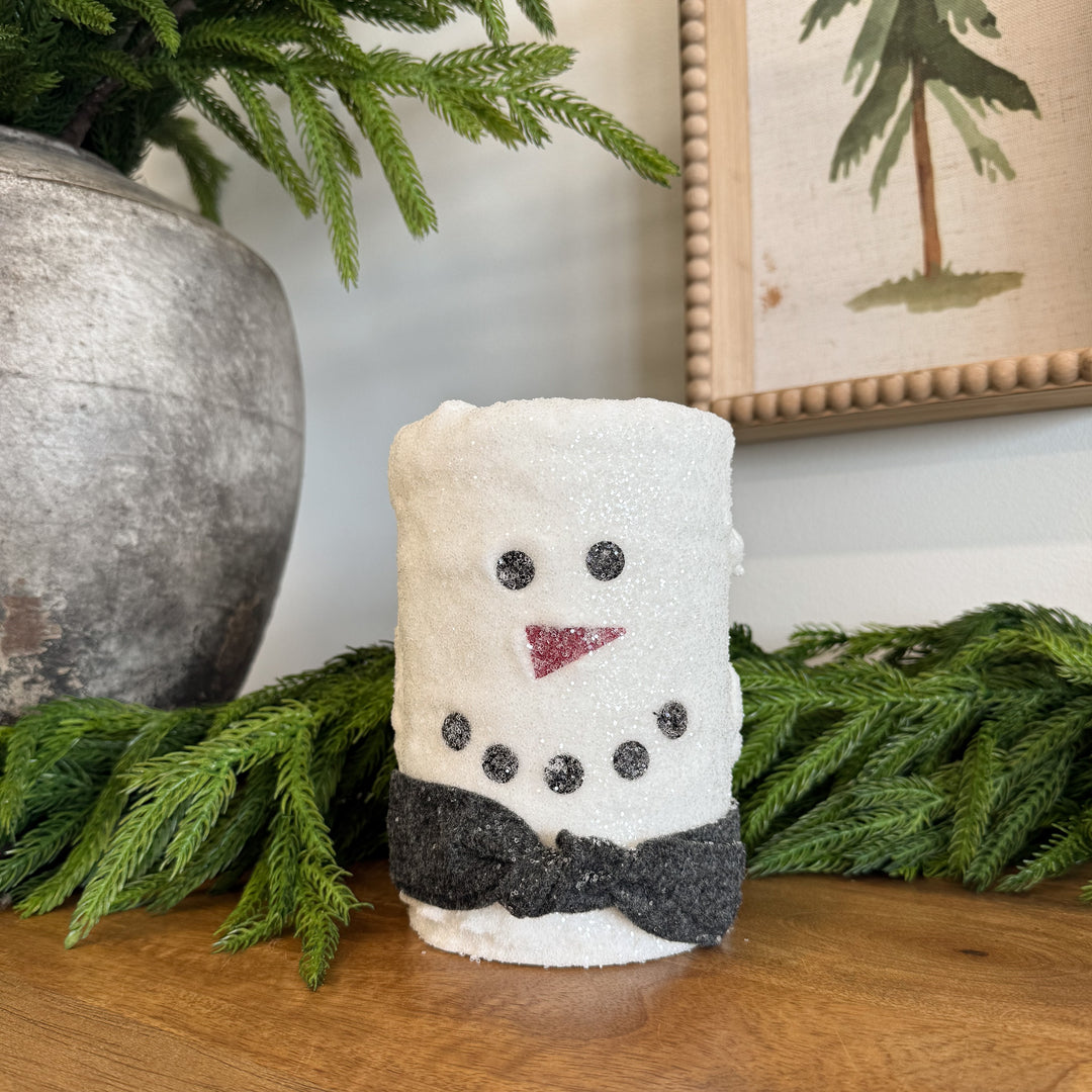 Snowman Candle Sleeve