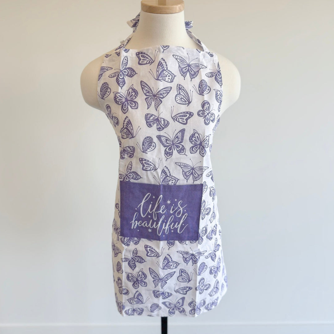 Life is Beautiful Butterfly Apron