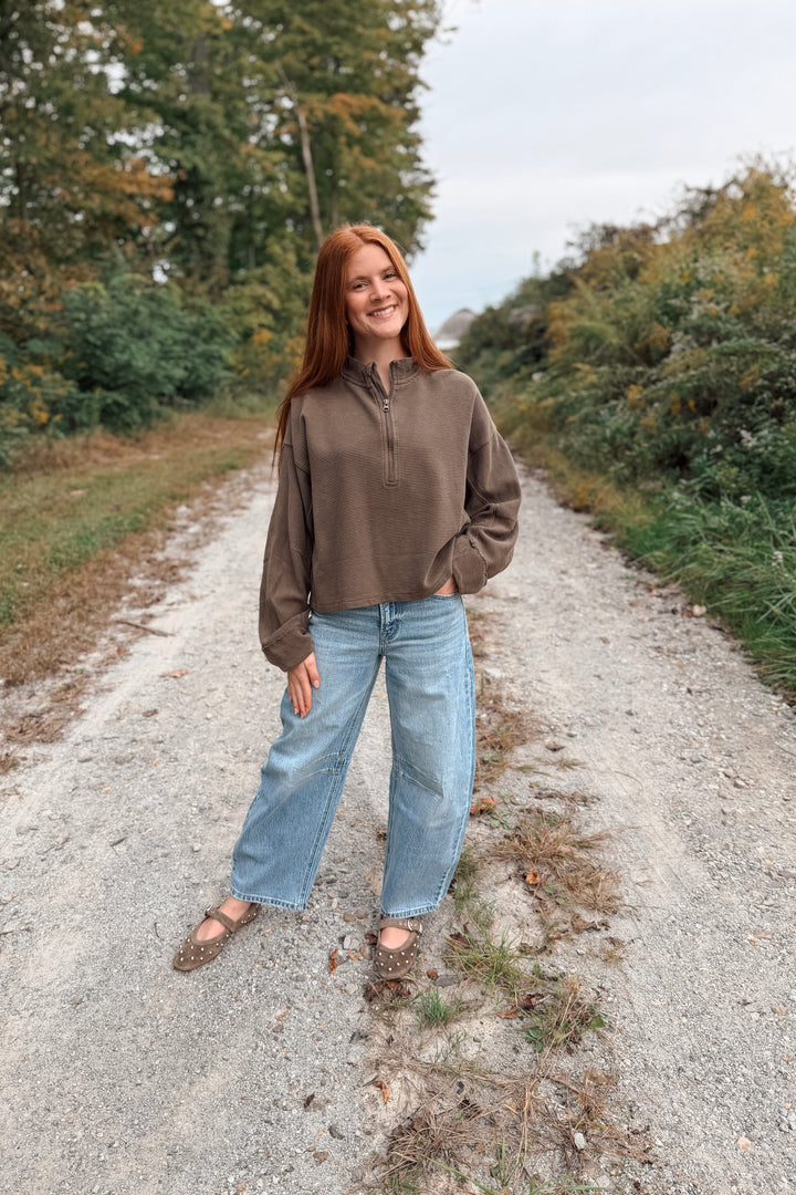 Free People Celeste Quarter Zip
