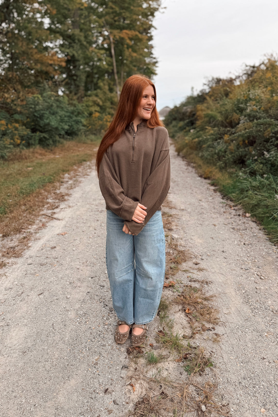 Free People Celeste Quarter Zip