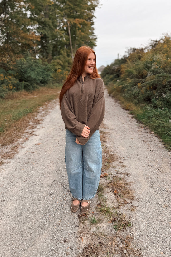 Free People Celeste Quarter Zip