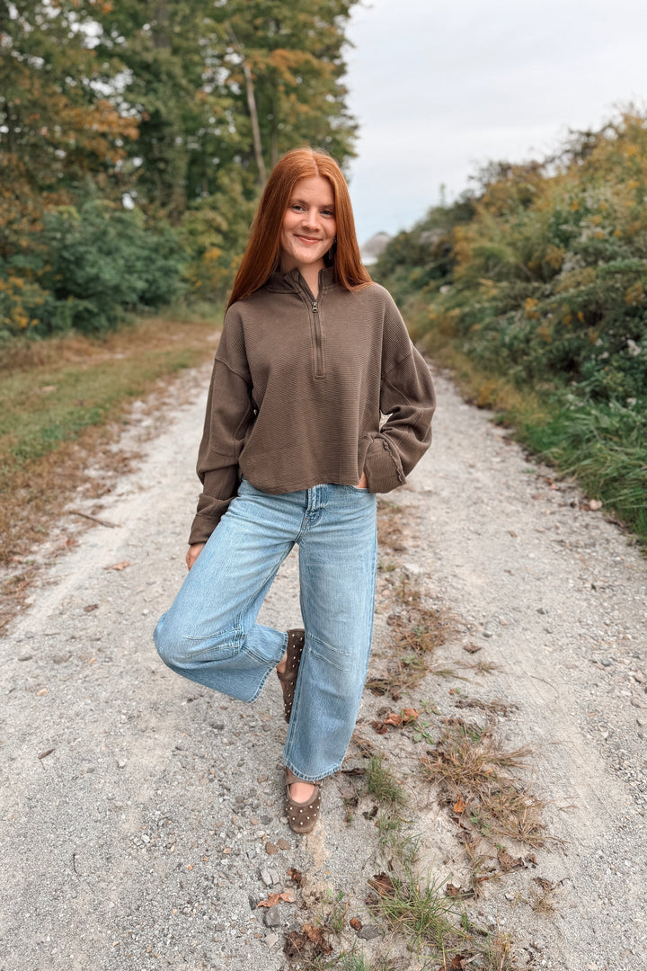 Free People Celeste Quarter Zip