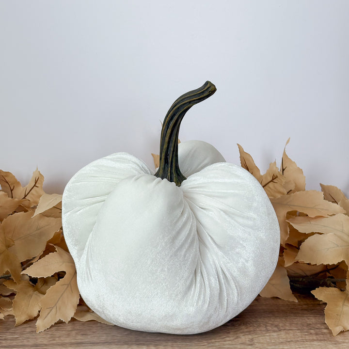 Cozy Cottage Velvet Pumpkin