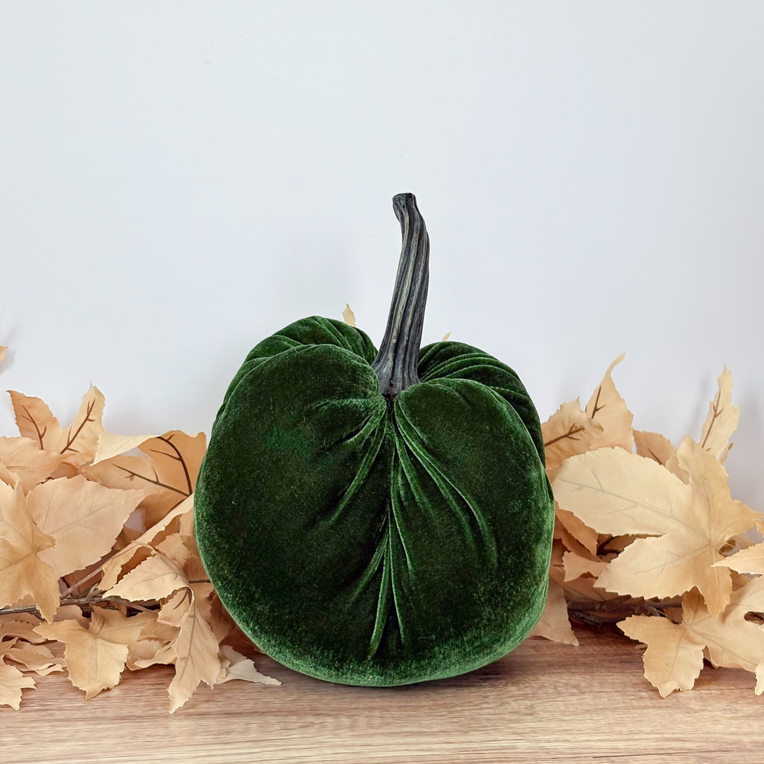 Cozy Cottage Velvet Pumpkin