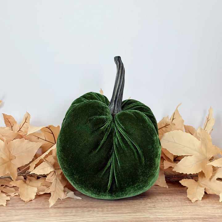 Cozy Cottage Velvet Pumpkin