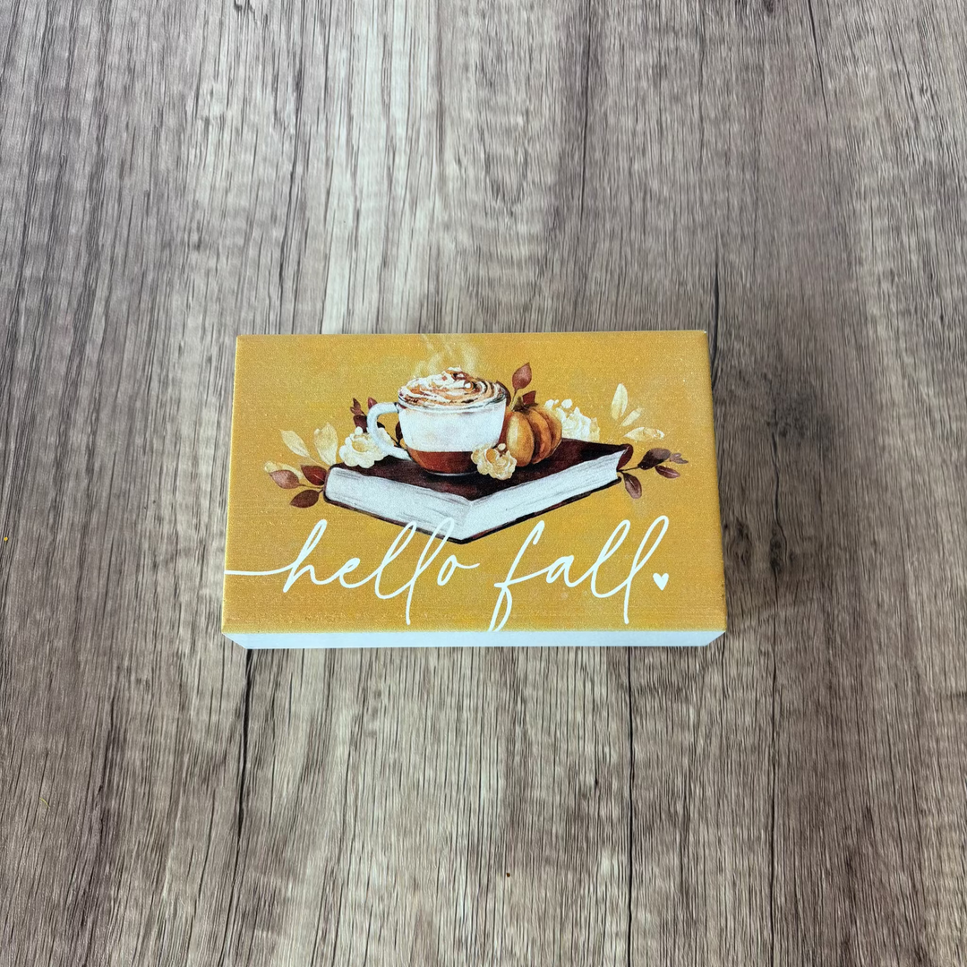 Warm Autumn Drink Sign