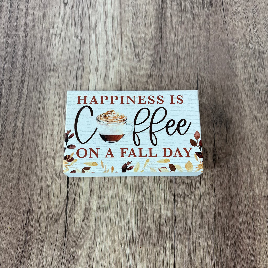 Warm Autumn Drink Sign