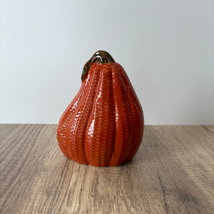 Glossy Woven Look Pumpkin