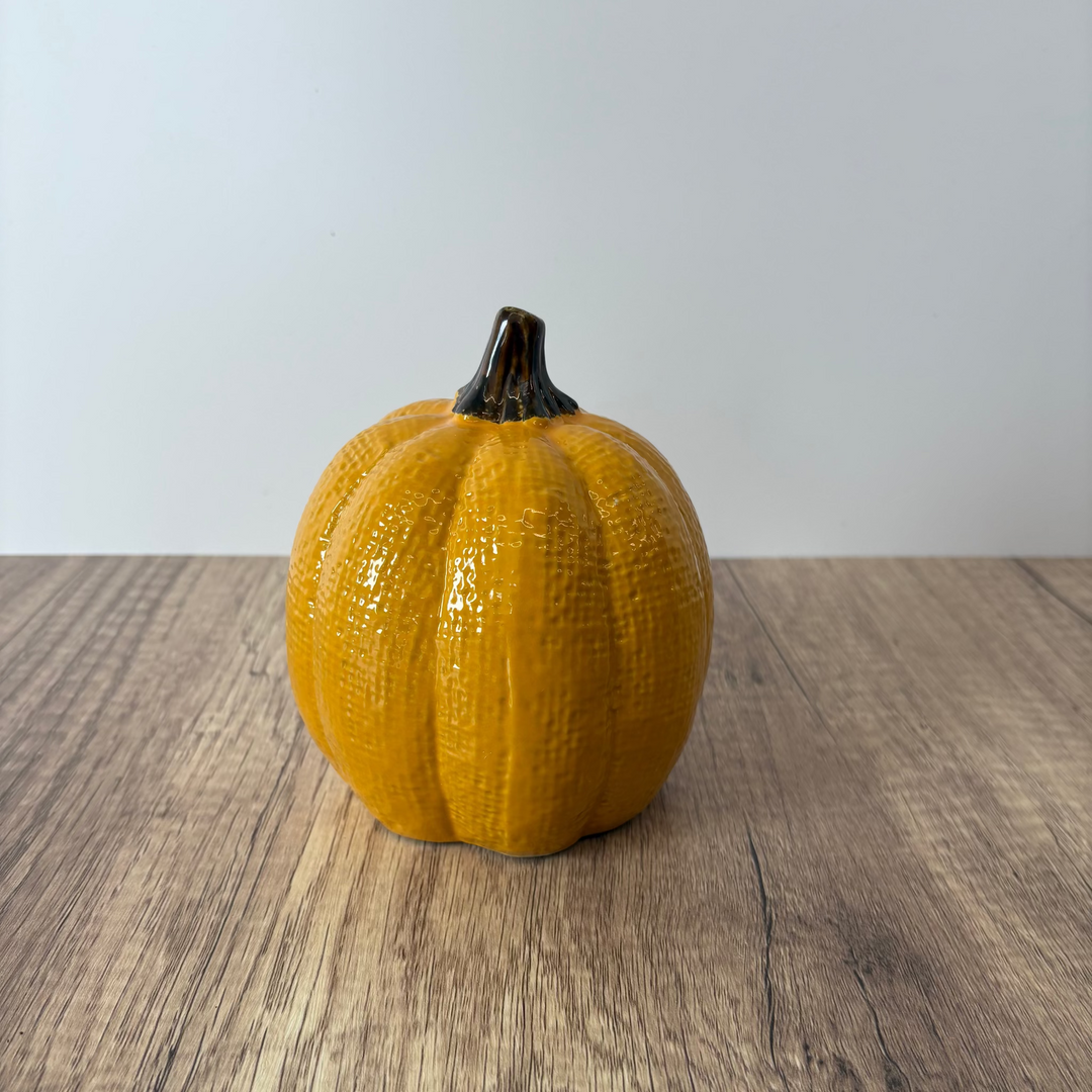 Glossy Woven Look Pumpkin