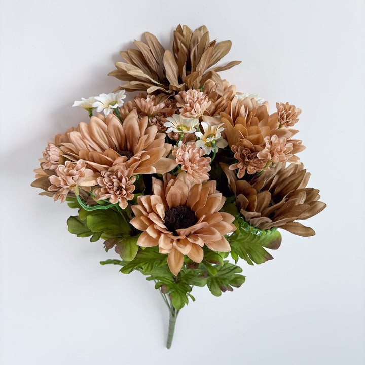 Autumn Earth Tones Sunflower Bunch