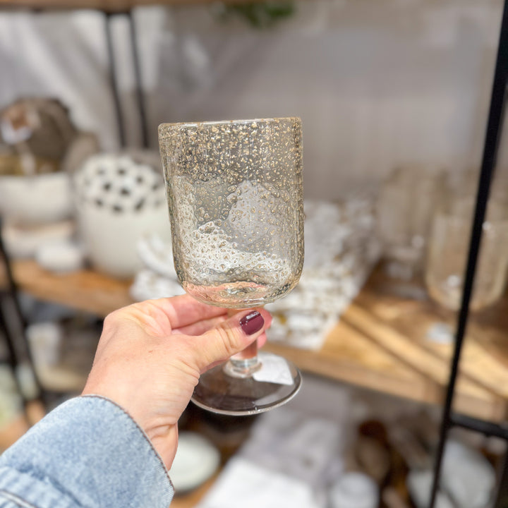 Gold Flecked Drinking Glass