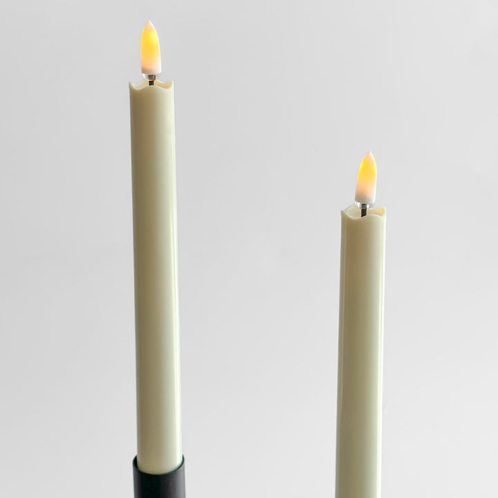 Plastic Taper Radiance Candle Set